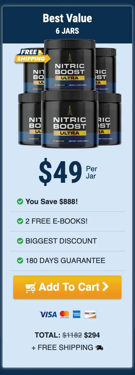 Buy Nitric Boost 6 bottles